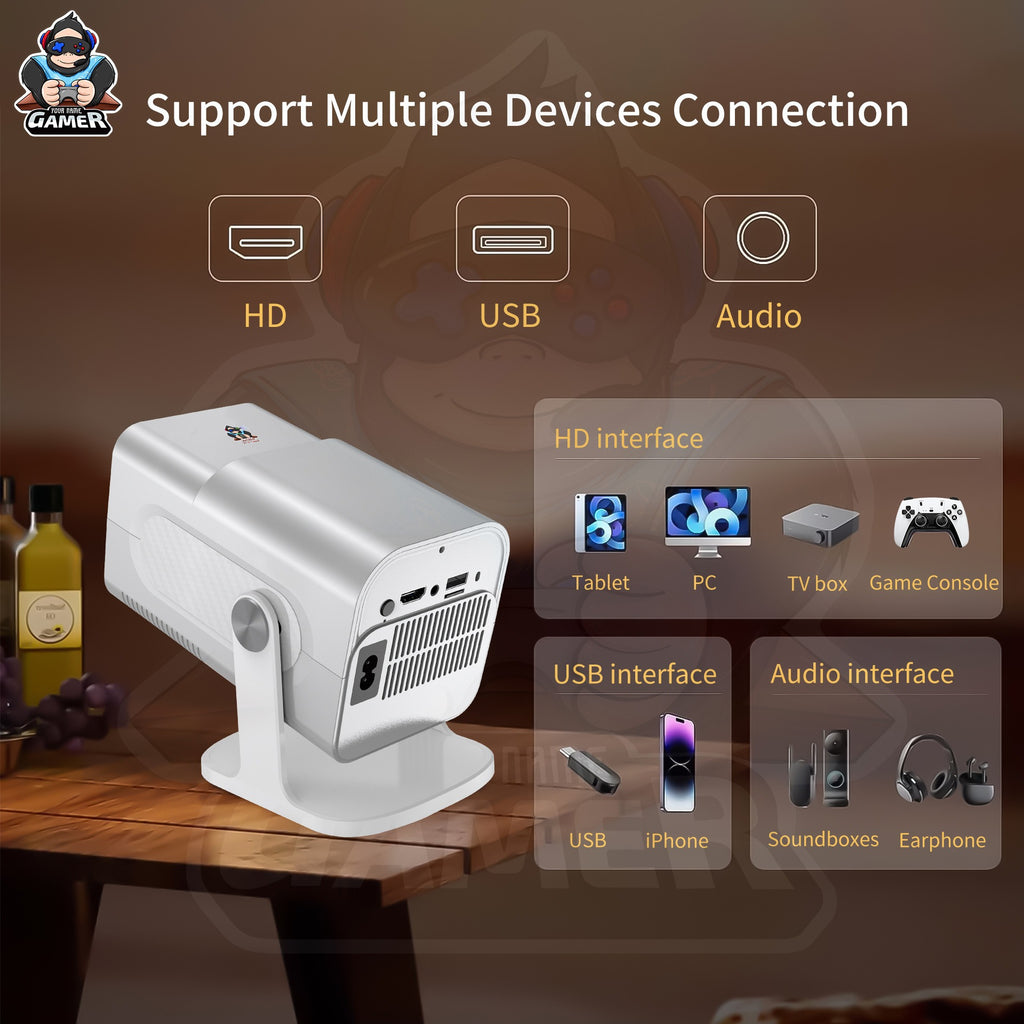 HCS350MAX Android Projector Gaming Console