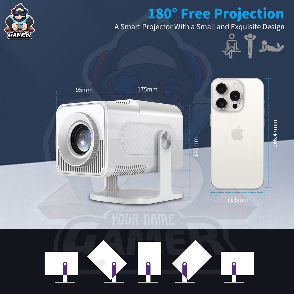 HCS350MAX Android Projector Gaming Console