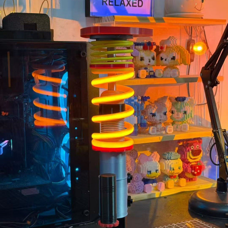 Car Shock Absorber Style Table Lamp with Switch